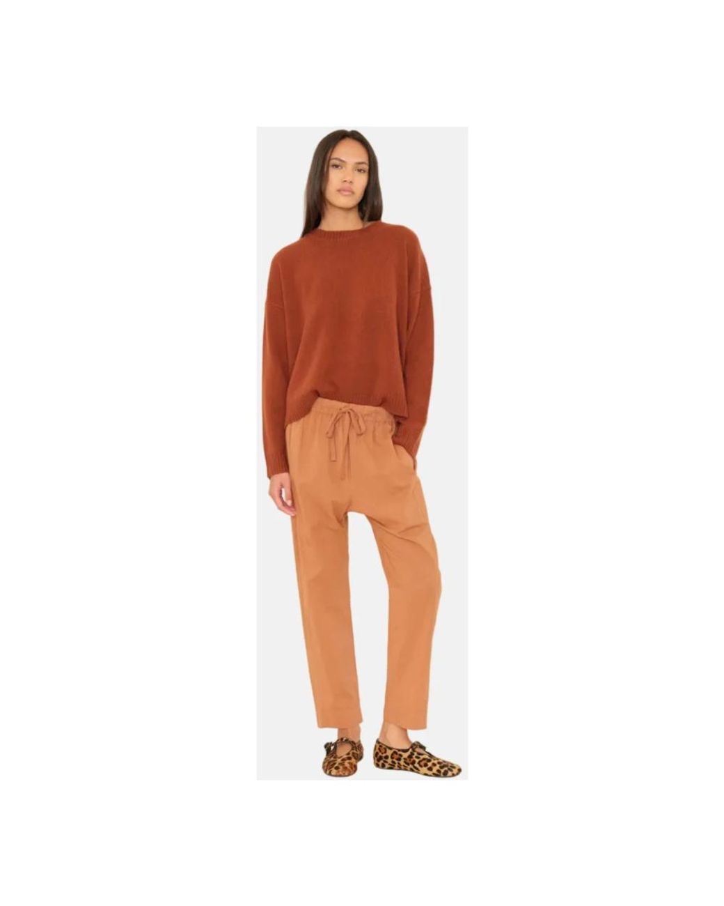 Xirena Orange Tapered Trousers