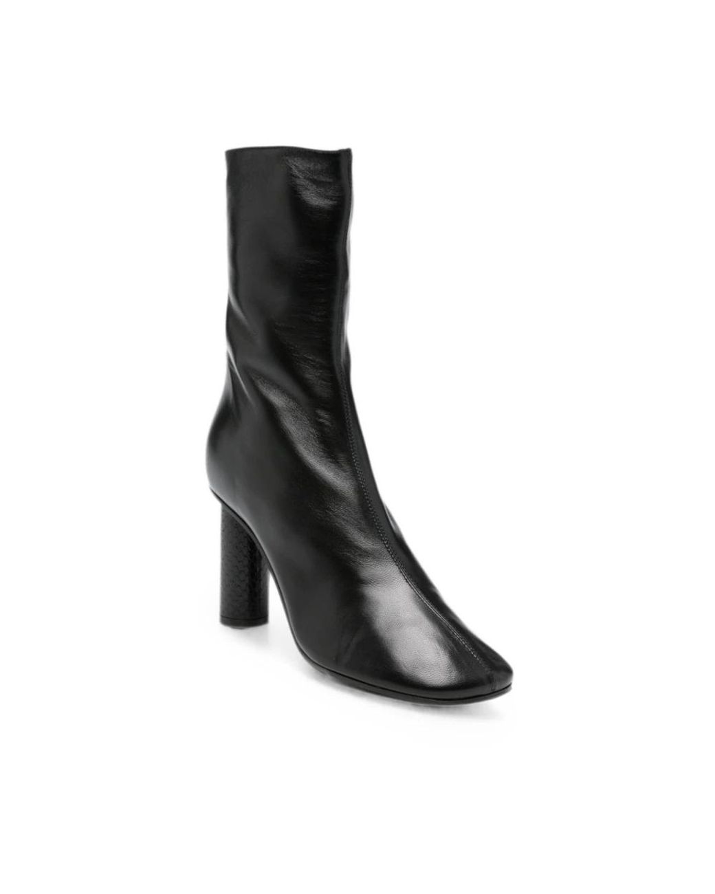 Paris Texas Black Heeled Boots