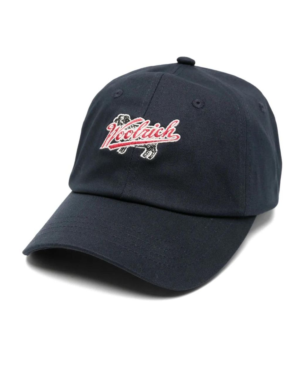 Woolrich Logo Baseball Cap in Blue für Herren