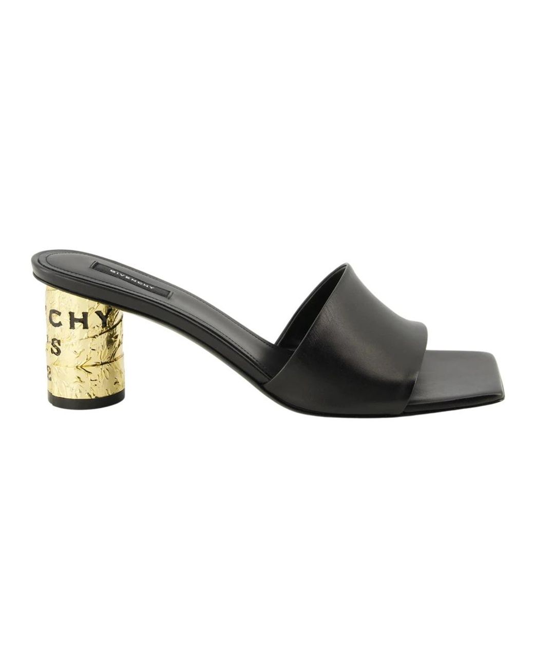 Givenchy Black Heeled Mules