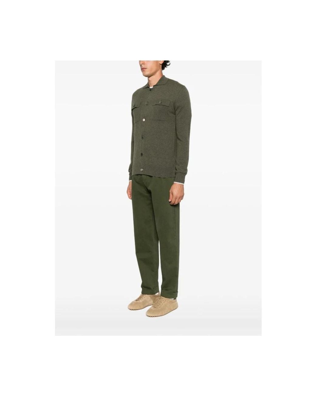 Cardigans Alpha Studio de hombre de color Green