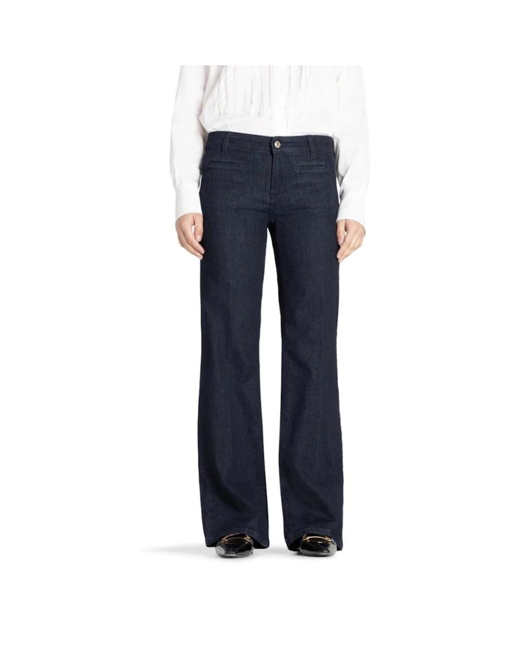 Cambio Blue Wide Jeans