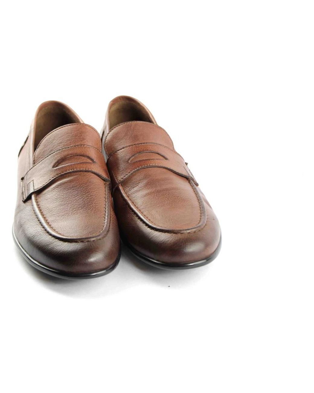 Marco Ferretti Brauner lederslipper in Brown für Herren