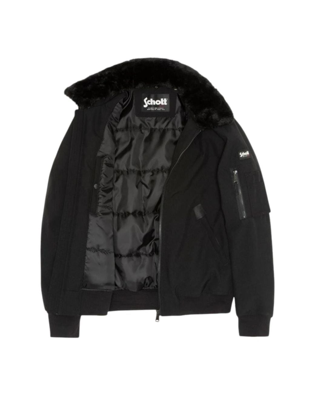 Bomber Jackets Schott Nyc pour homme en coloris Black