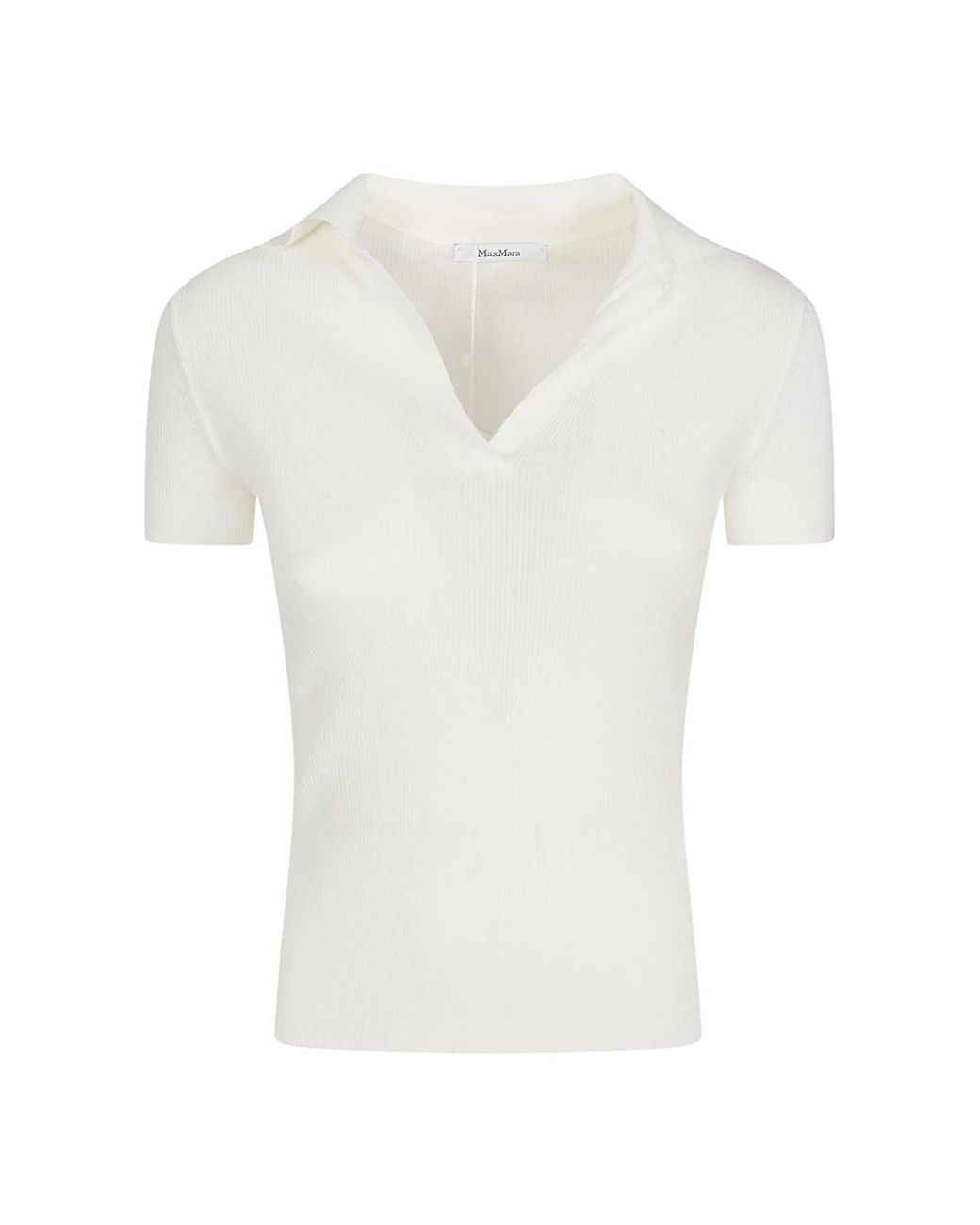 Max Mara Albero Polo in het White