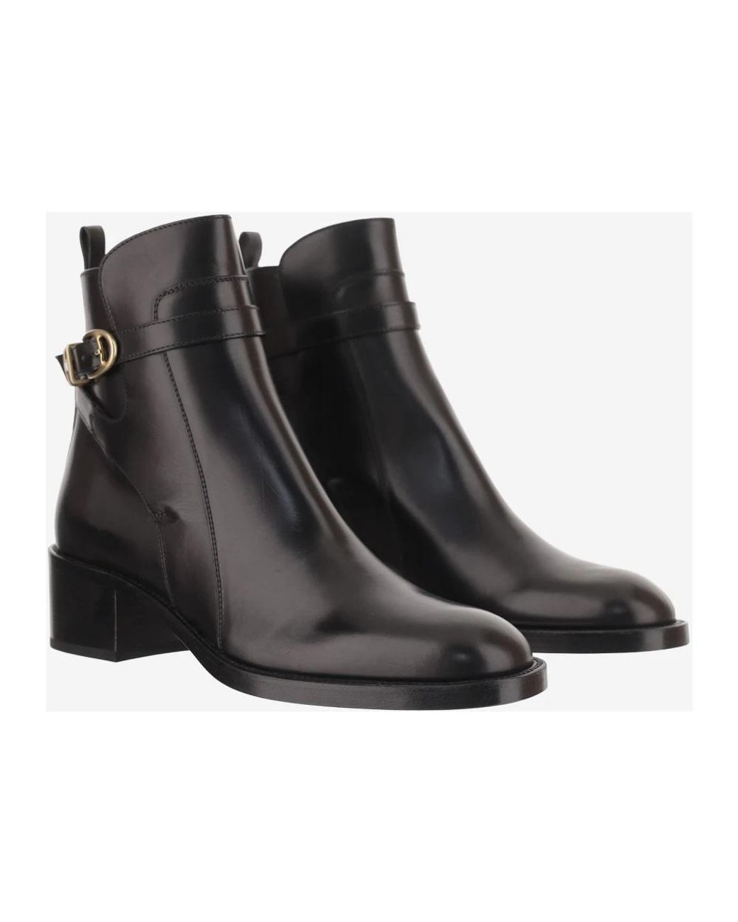 Sartore Black Heeled Boots