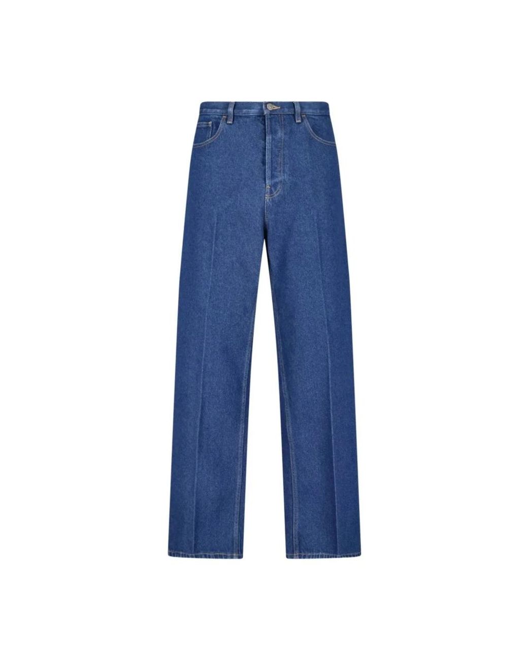 Valentino Blue Straight Fit Jeans for men