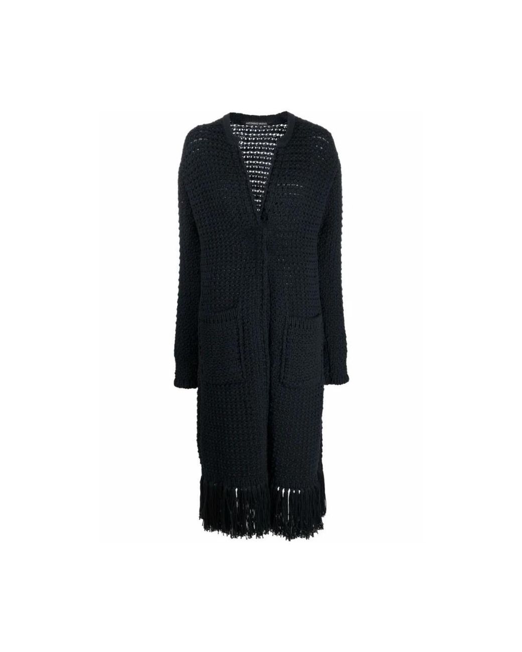 Antonino Valenti Black Knitted Dresses
