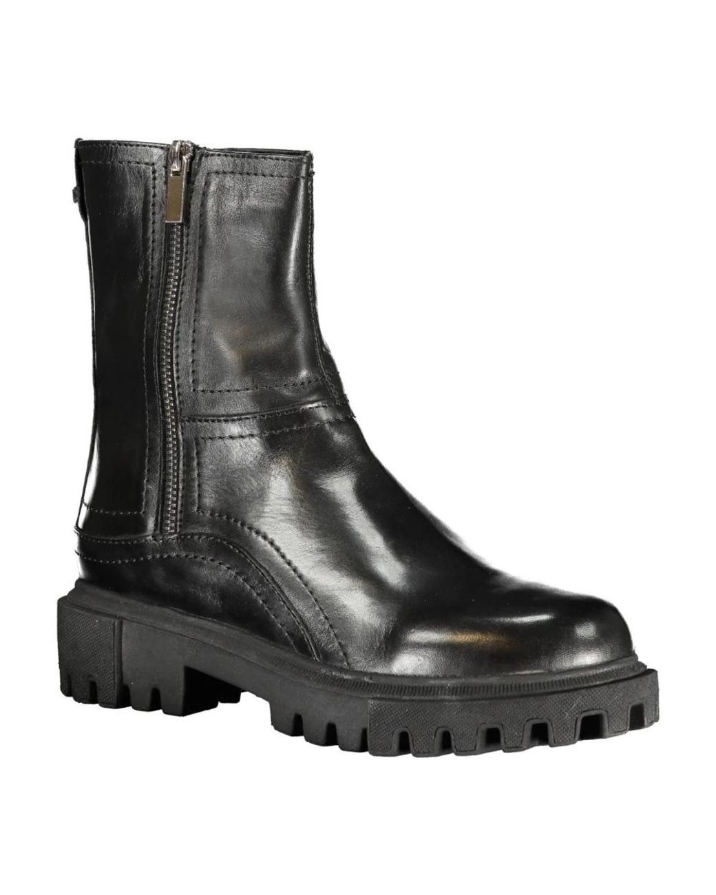 CafeNoir Black Ankle Boots