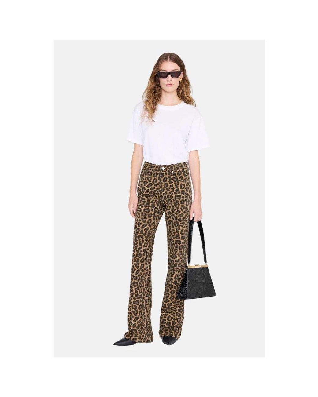 Anine Bing Natural Wide Jeans