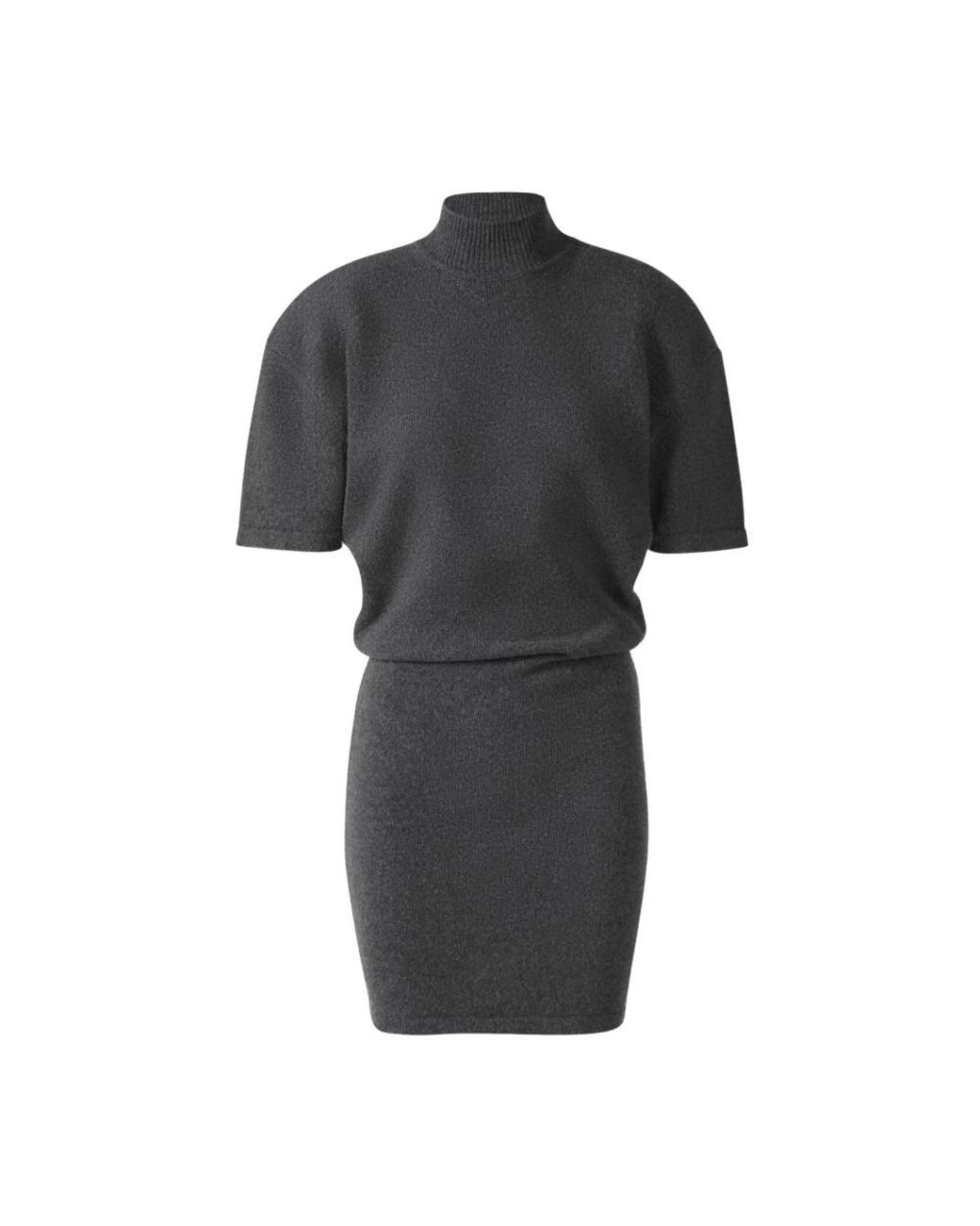 Jacquemus Kleedjes ,Grijs ,Wol Grijze Wollen Jurk in het Black