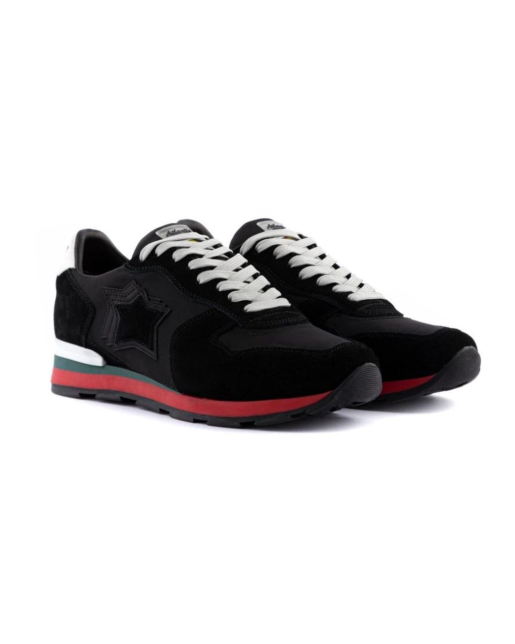 Atlantic Stars Black Sneakers for men