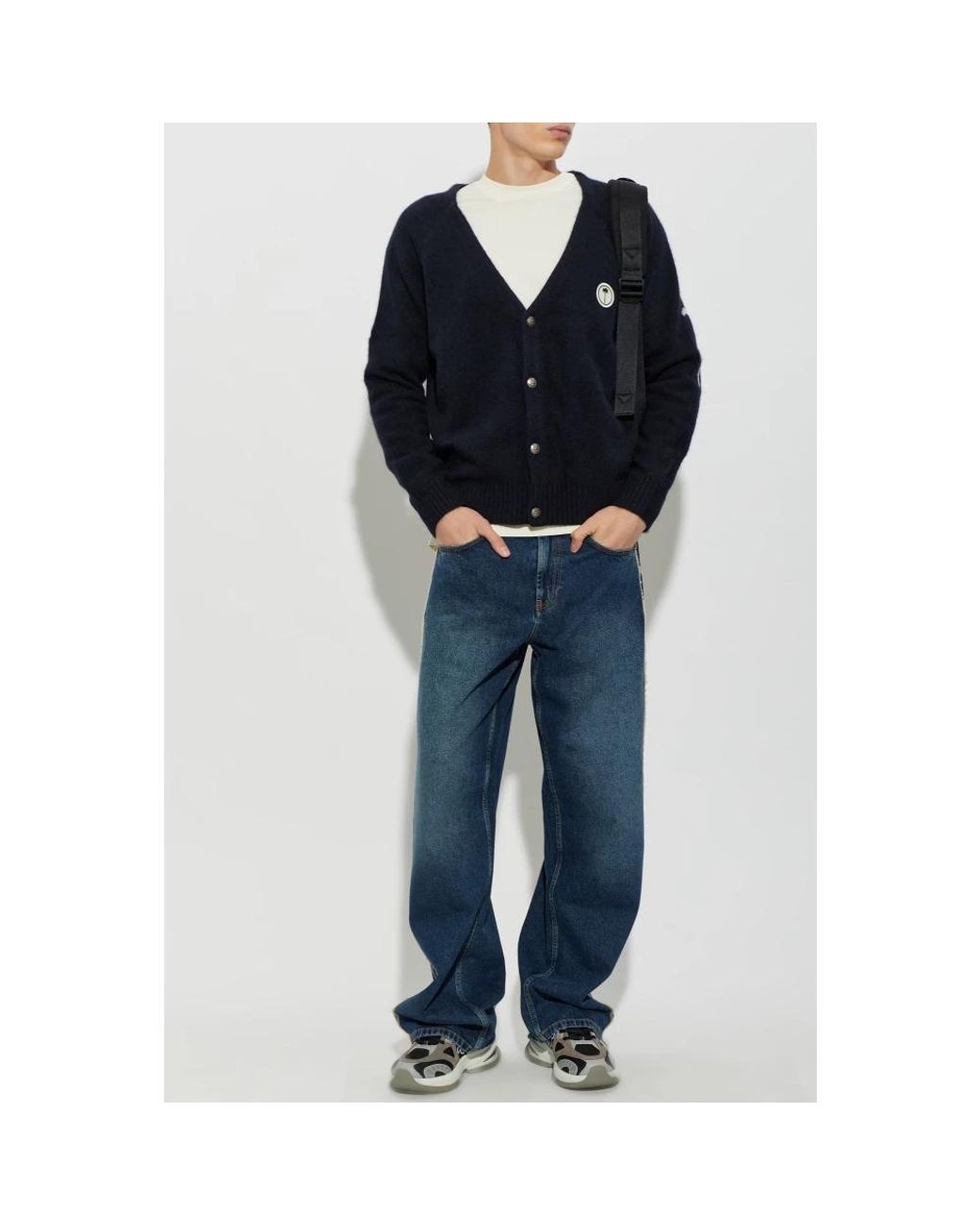 Cardigans Palm Angels pour homme en coloris Blue