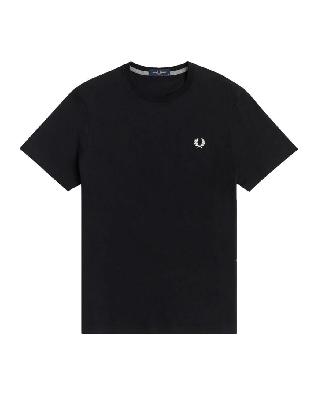 Fred Perry Ronde Hals T-Shirt in het Black voor heren