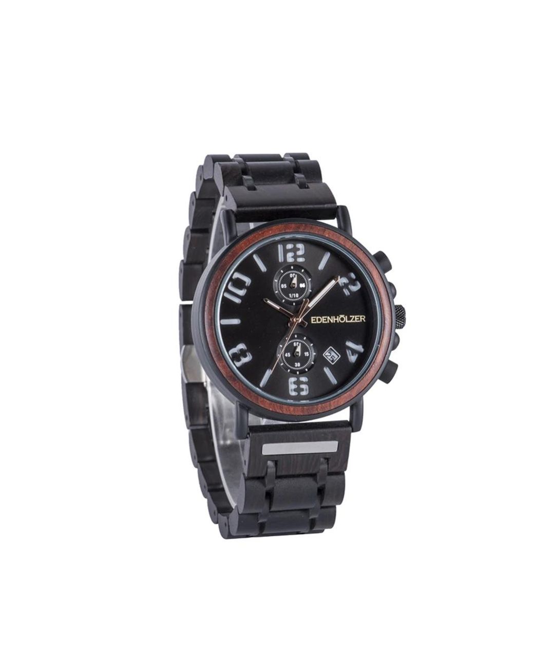 Edenholzer Quarzuhr in Black für Herren