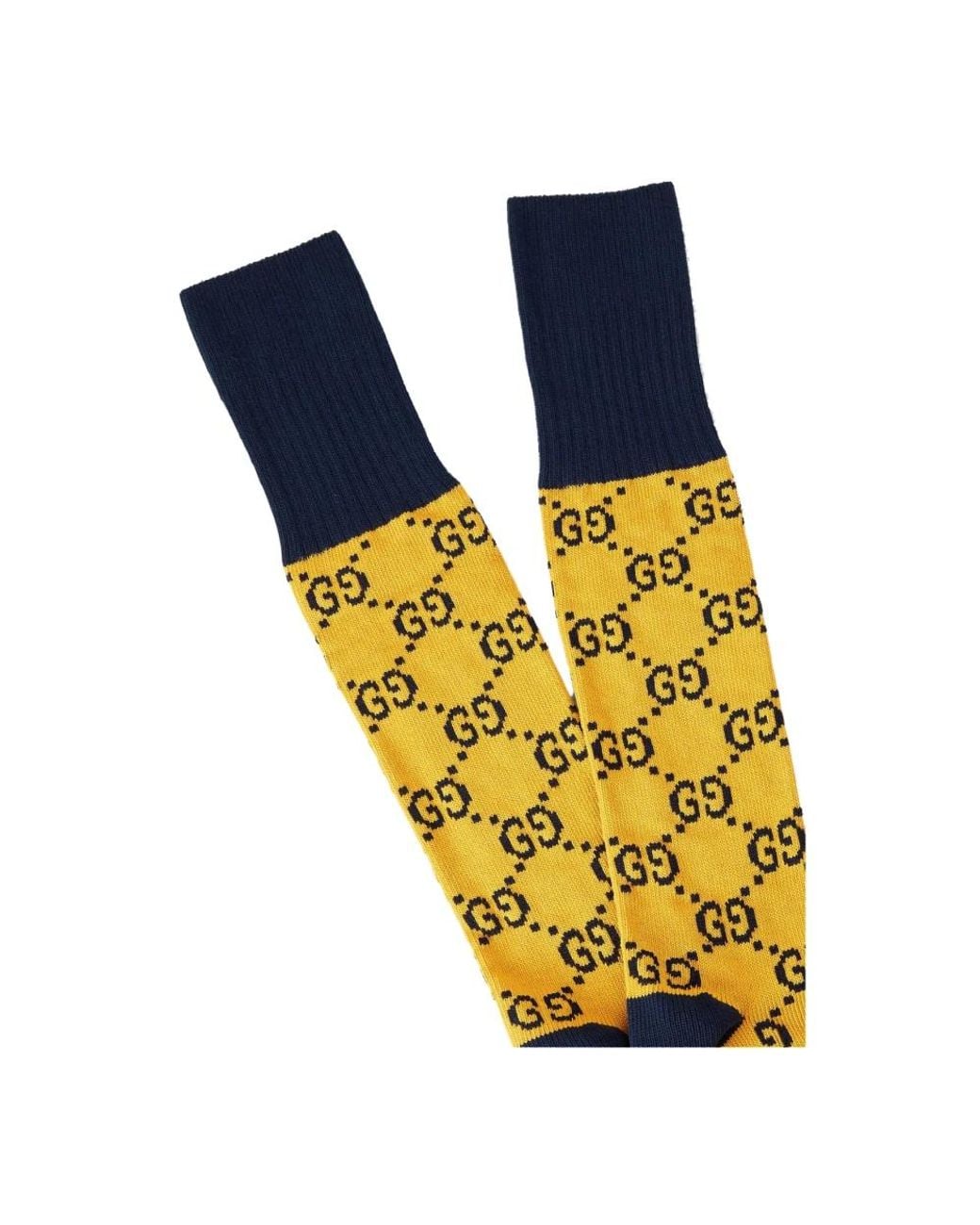 Gucci Yellow Socks for men