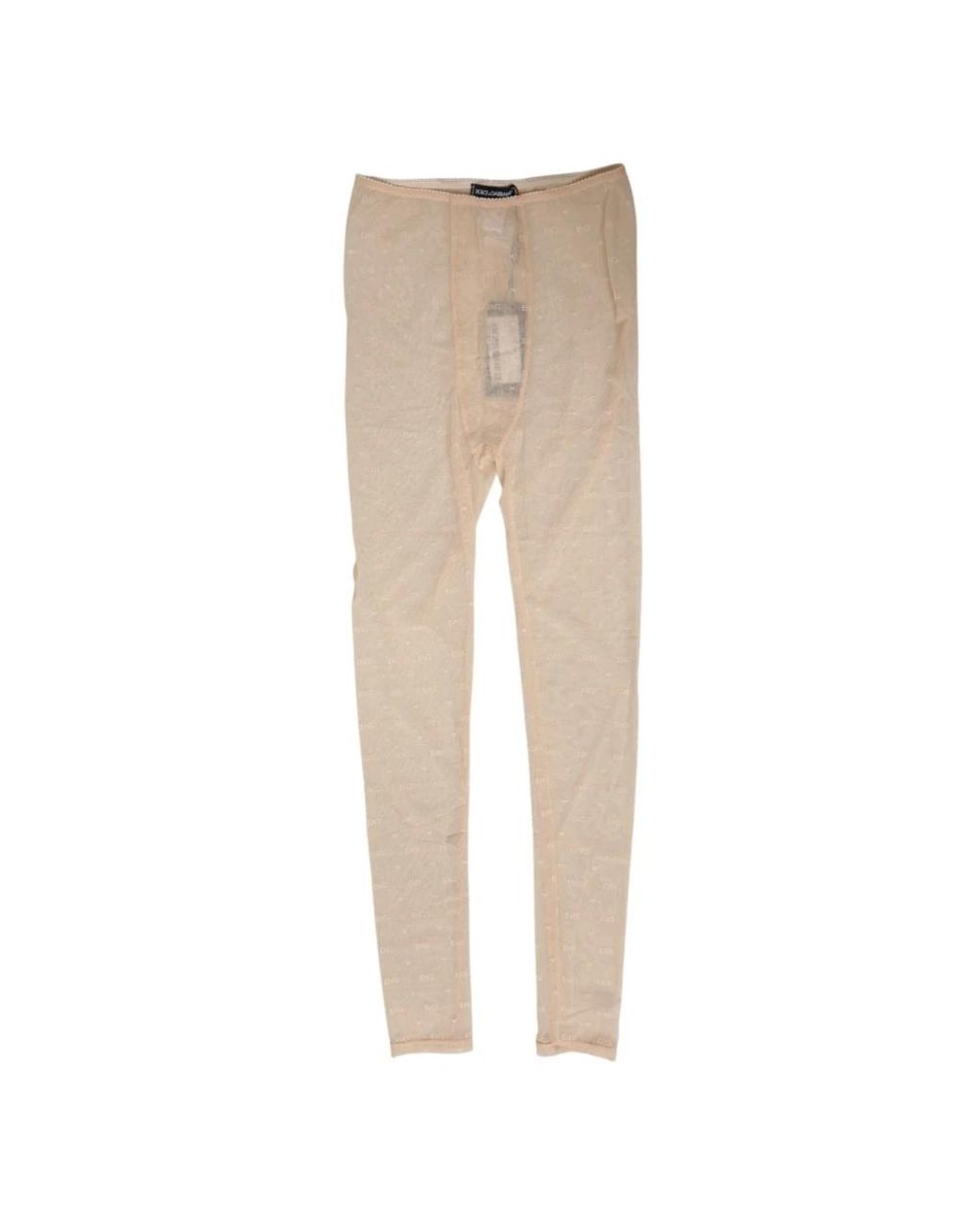 Dolce & Gabbana Natural Leggings