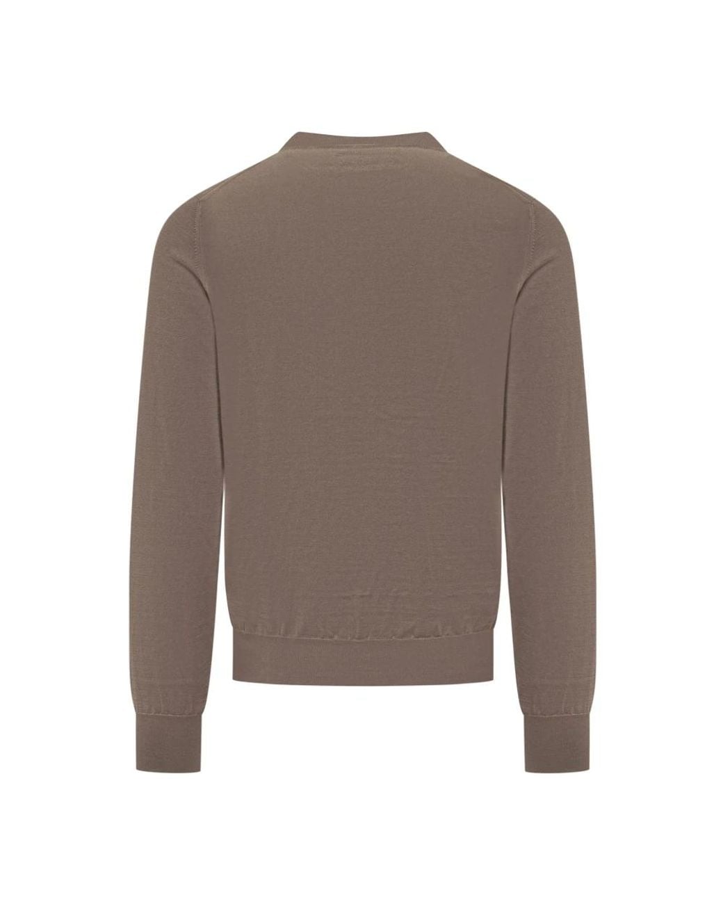 Brunello Cucinelli Brown Round-Neck Knitwear for men