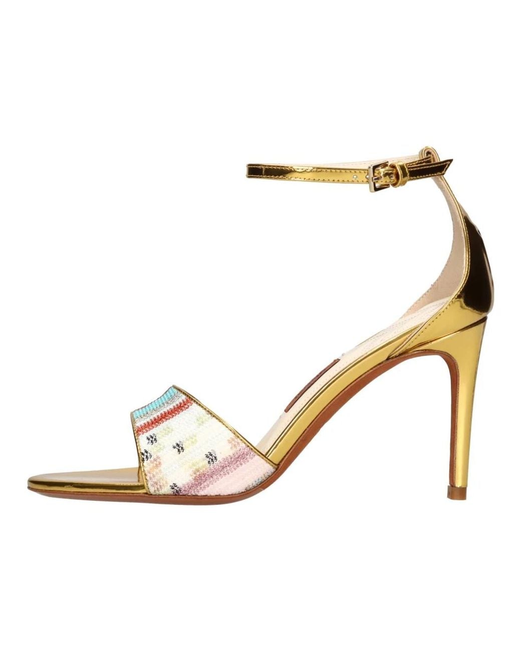 Missoni Natural High Heel Sandals