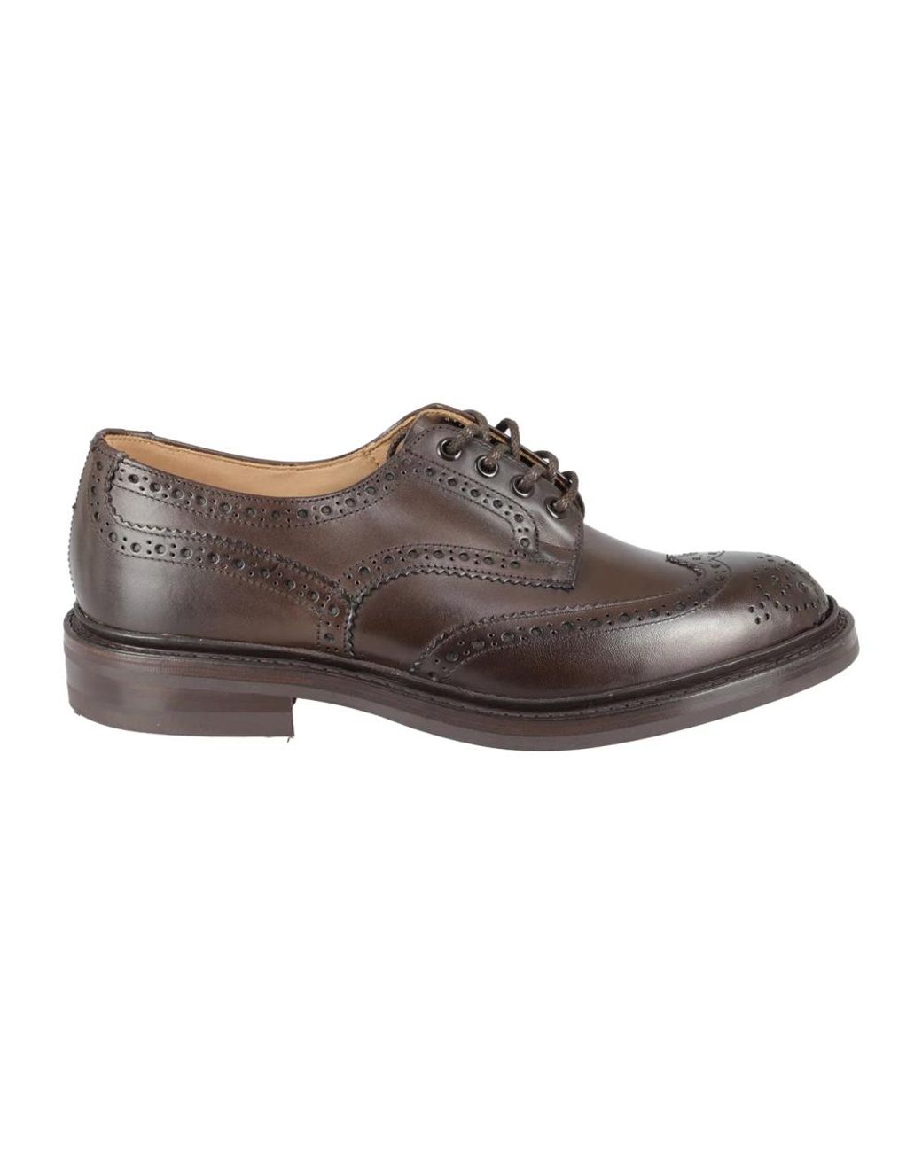 Tricker's Brown Laced Shoes for men