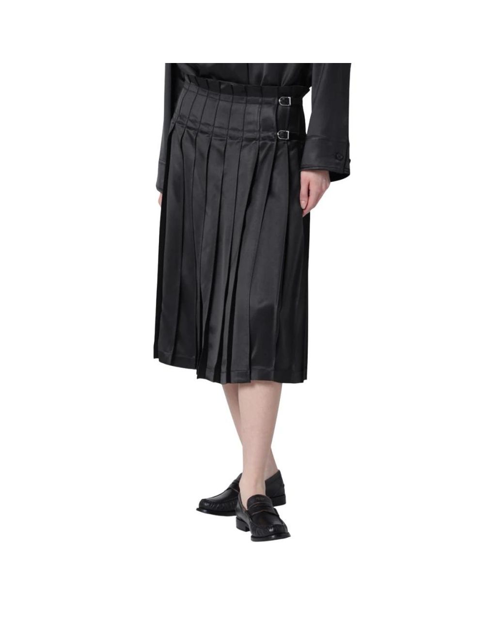 DURAZZI MILANO Black Midi Skirts