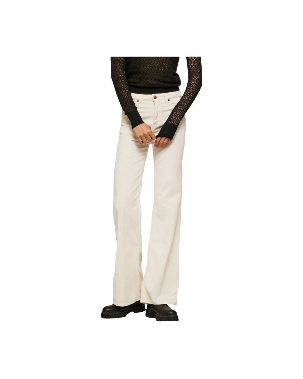 Pepe Jeans Black Wide Jeans