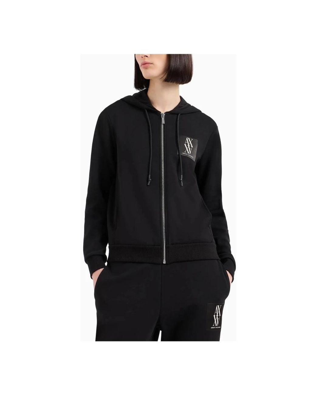 ARMANI EXCHANGE Black Zip-Throughs