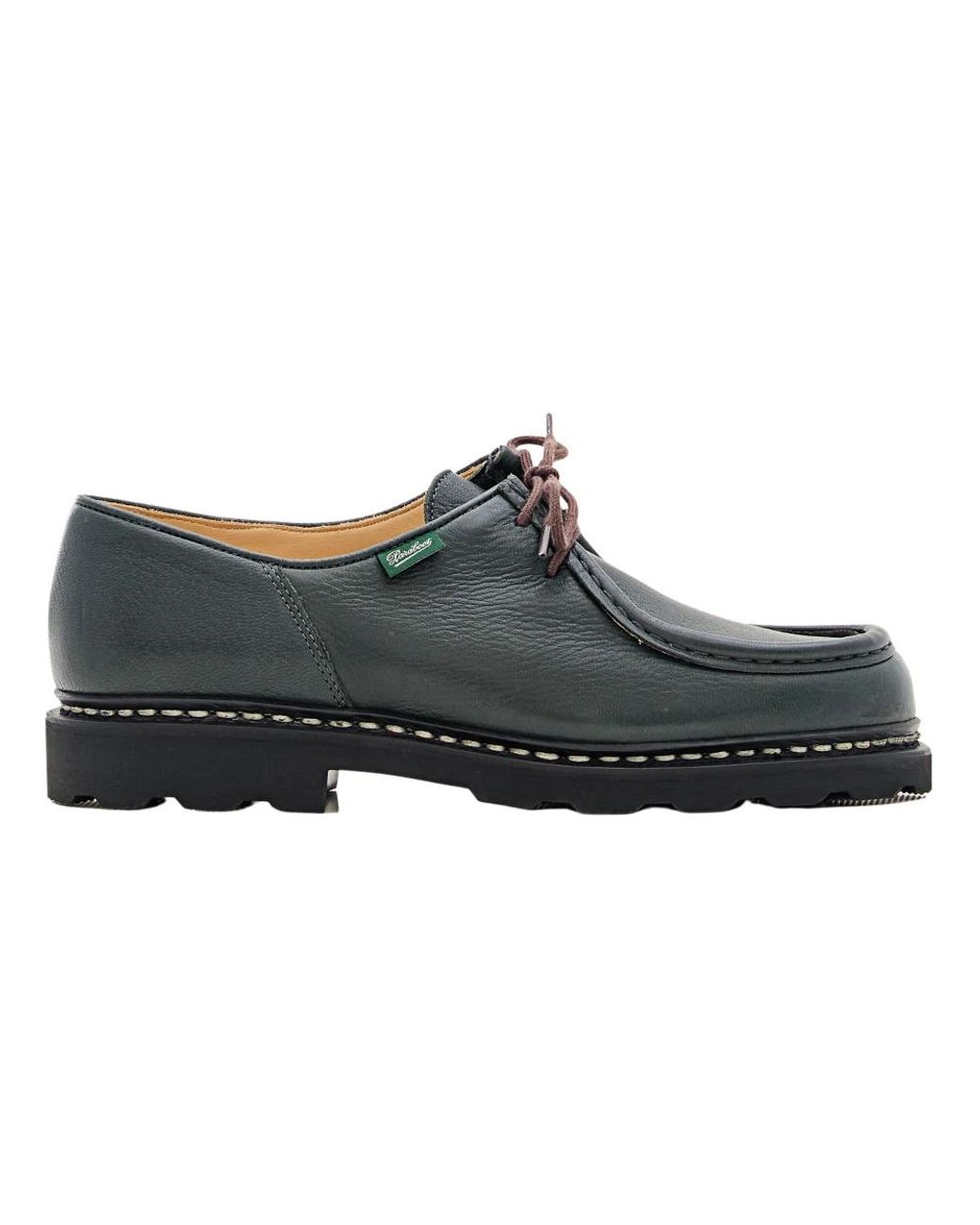 Paraboot Black Laced Shoes for men
