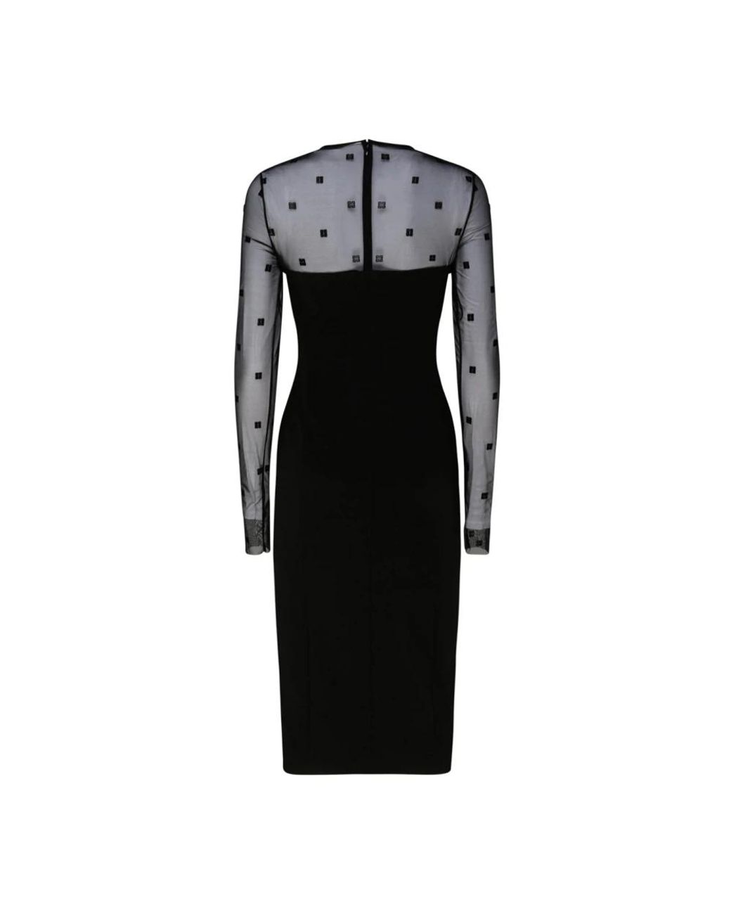 Givenchy Black Midi Dresses