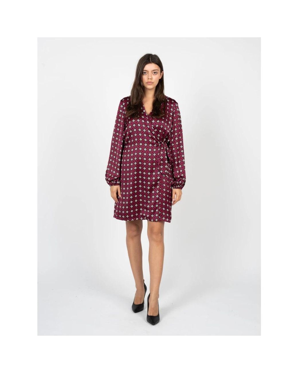 Wrap Dresses Liu Jo de color Red