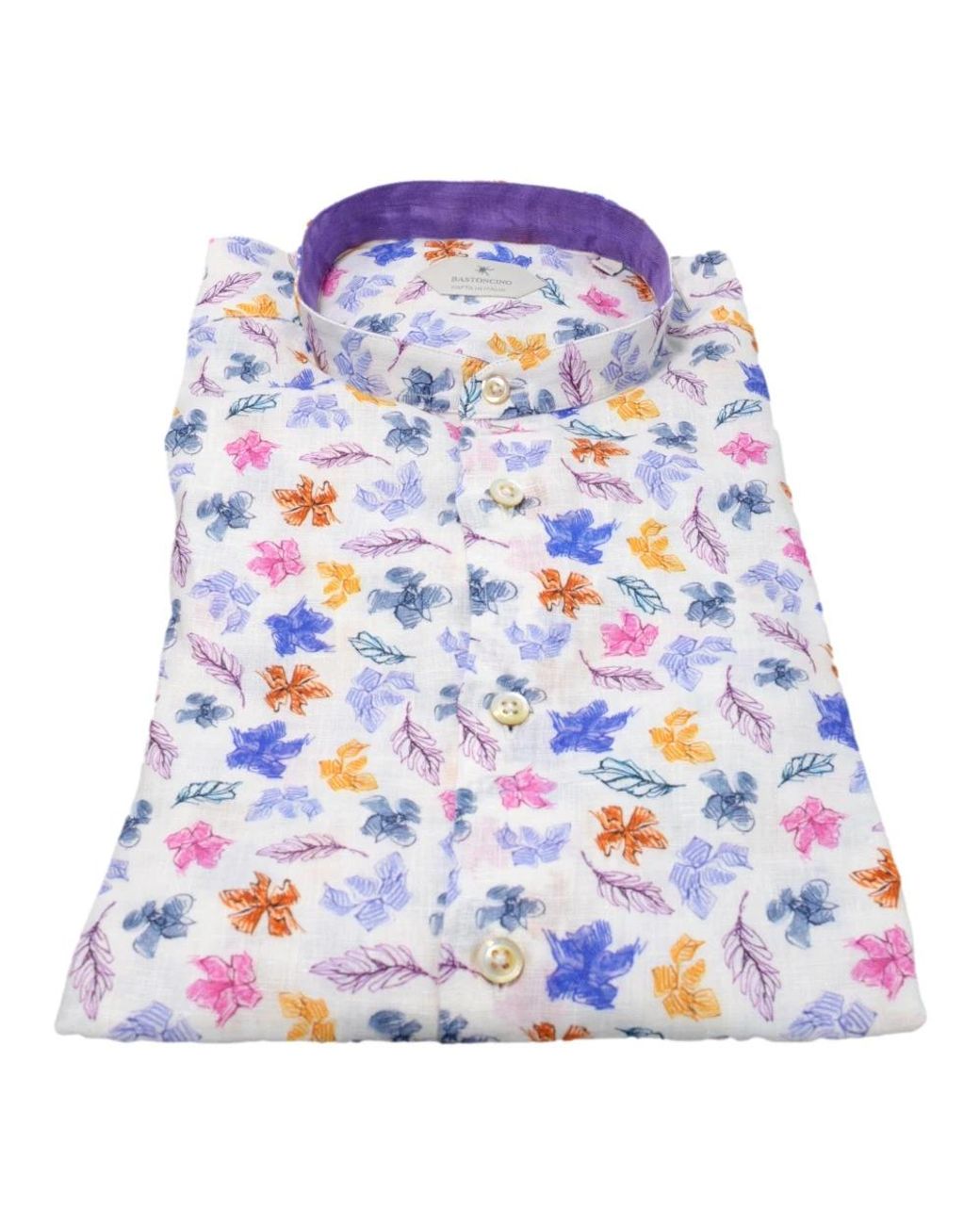 BASTONCINO Blue Casual Shirts for men