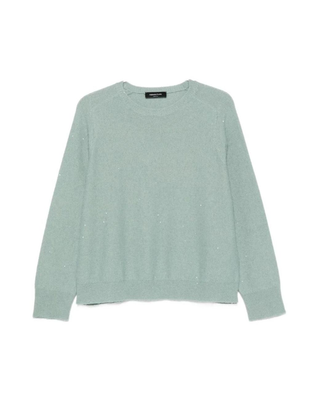Fabiana Filippi Green Round-Neck Knitwear