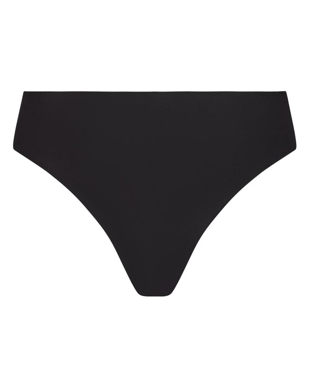 ÉTERNE Ondergoed ,Zwart ,Nylon Low Rise Thong in het Black