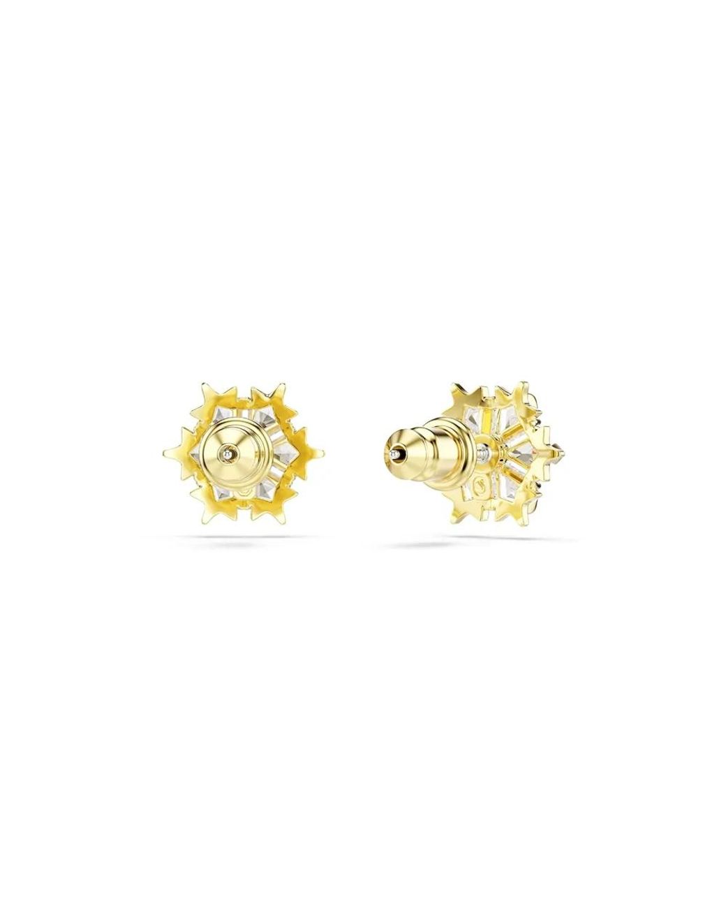 Earrings Swarovski de color Metallic