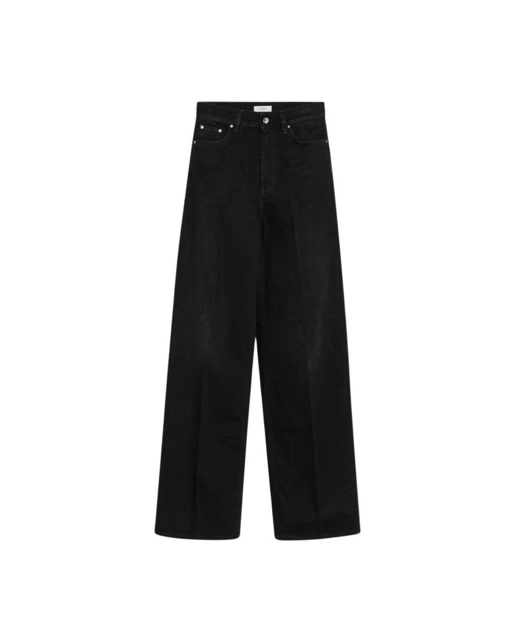 Totême Black Straight Fit Jeans