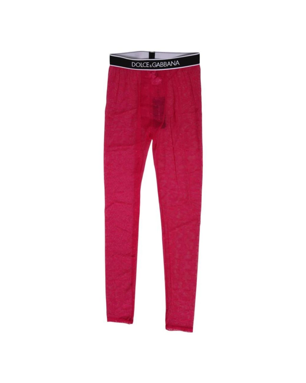 Dolce & Gabbana Red Leggings