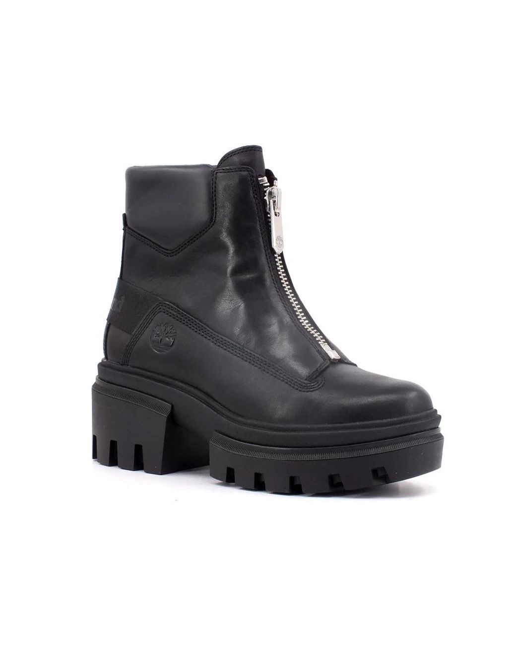 Timberland Black Heeled Boots