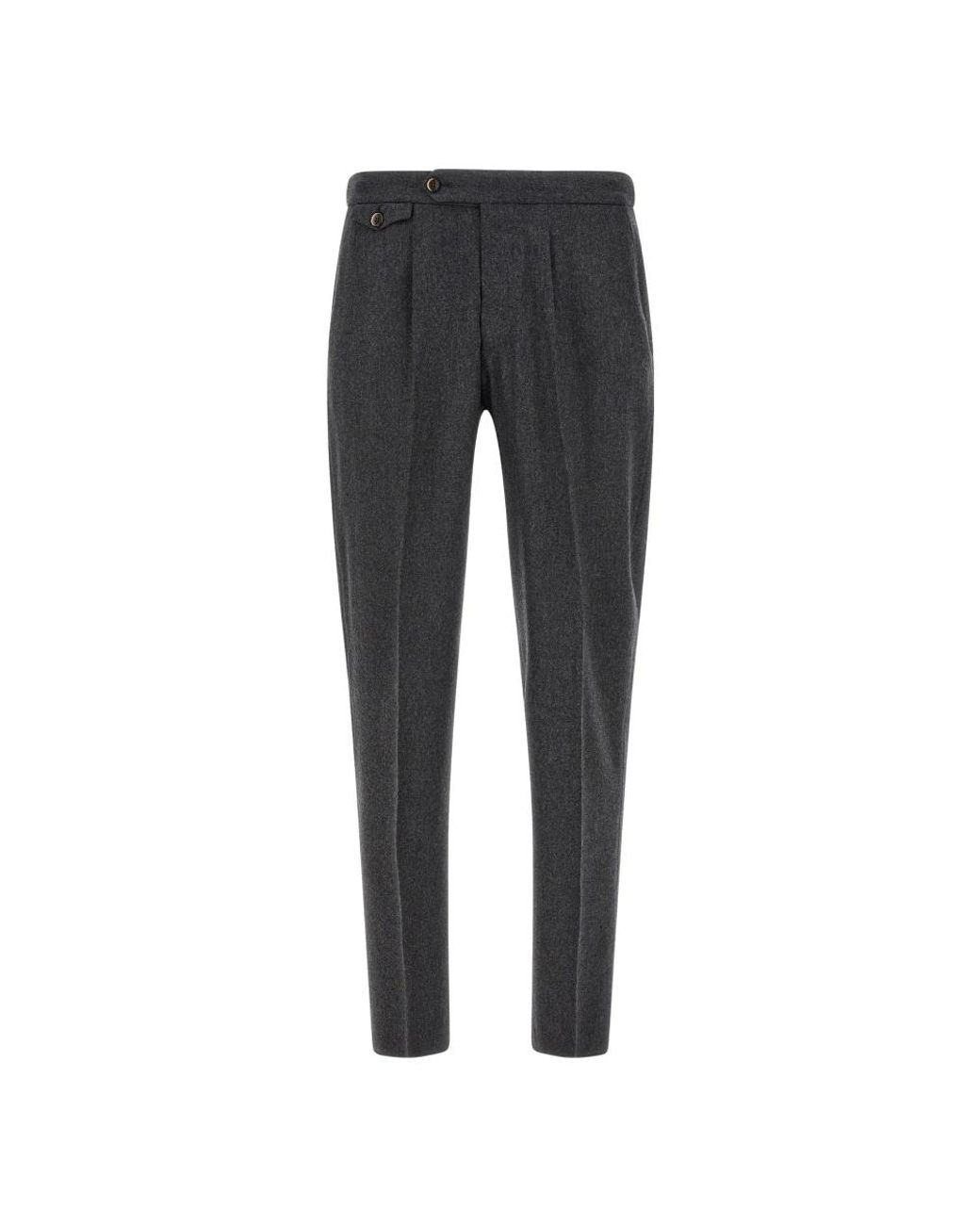 PT Torino Gray Suit Trousers for men