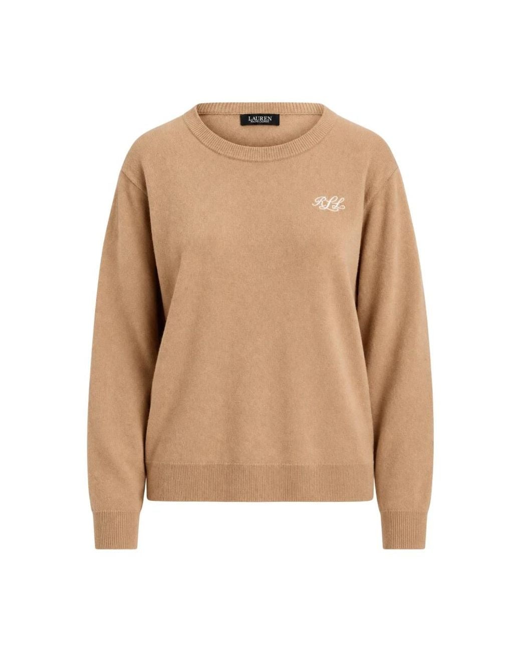 Ralph Lauren Brown Cashmere Knitwear