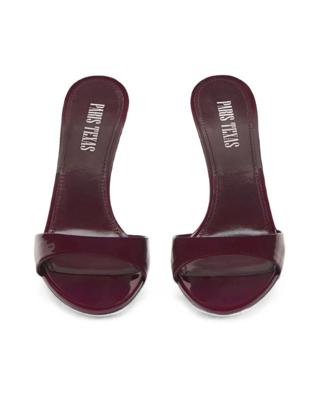 Paris Texas Brown Heeled Mules