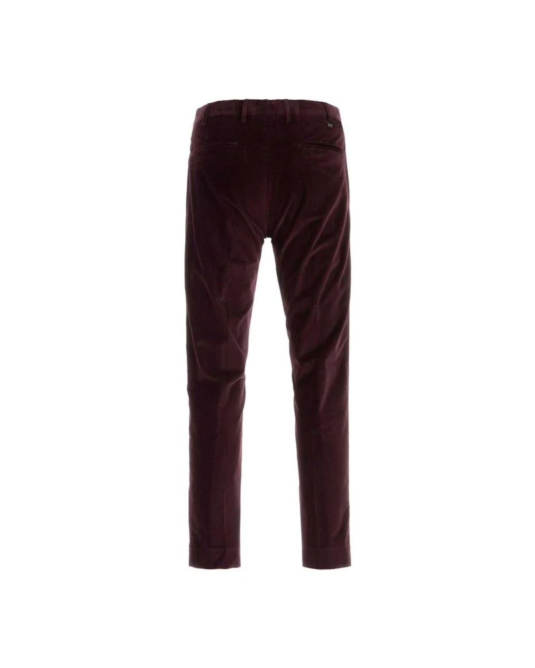 PT Torino Red Straight Trousers for men