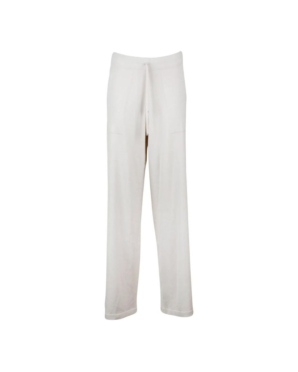 Eleventy Gray Wide Trousers