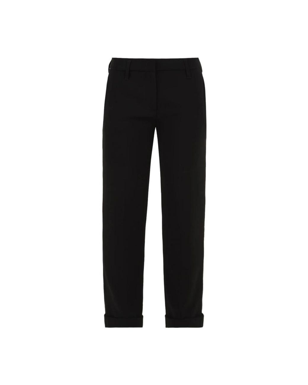 Aspesi Black Cropped Trousers