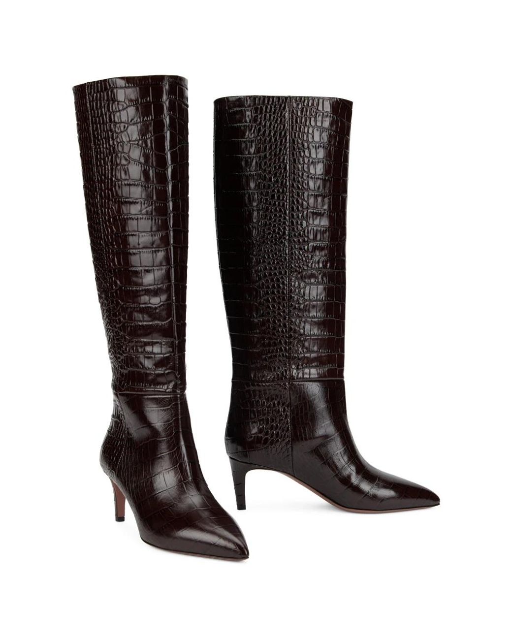 Paris Texas Brown Heeled Boots