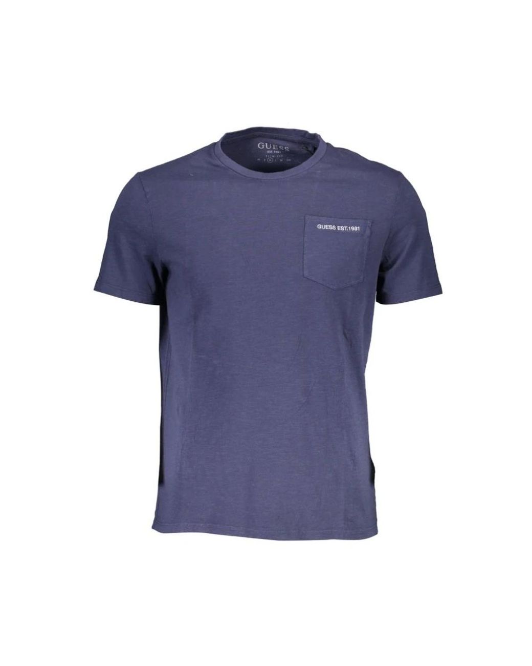 Guess Blue Cotton T for men