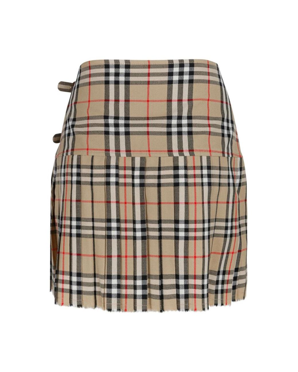 Burberry Natural Short Skirts