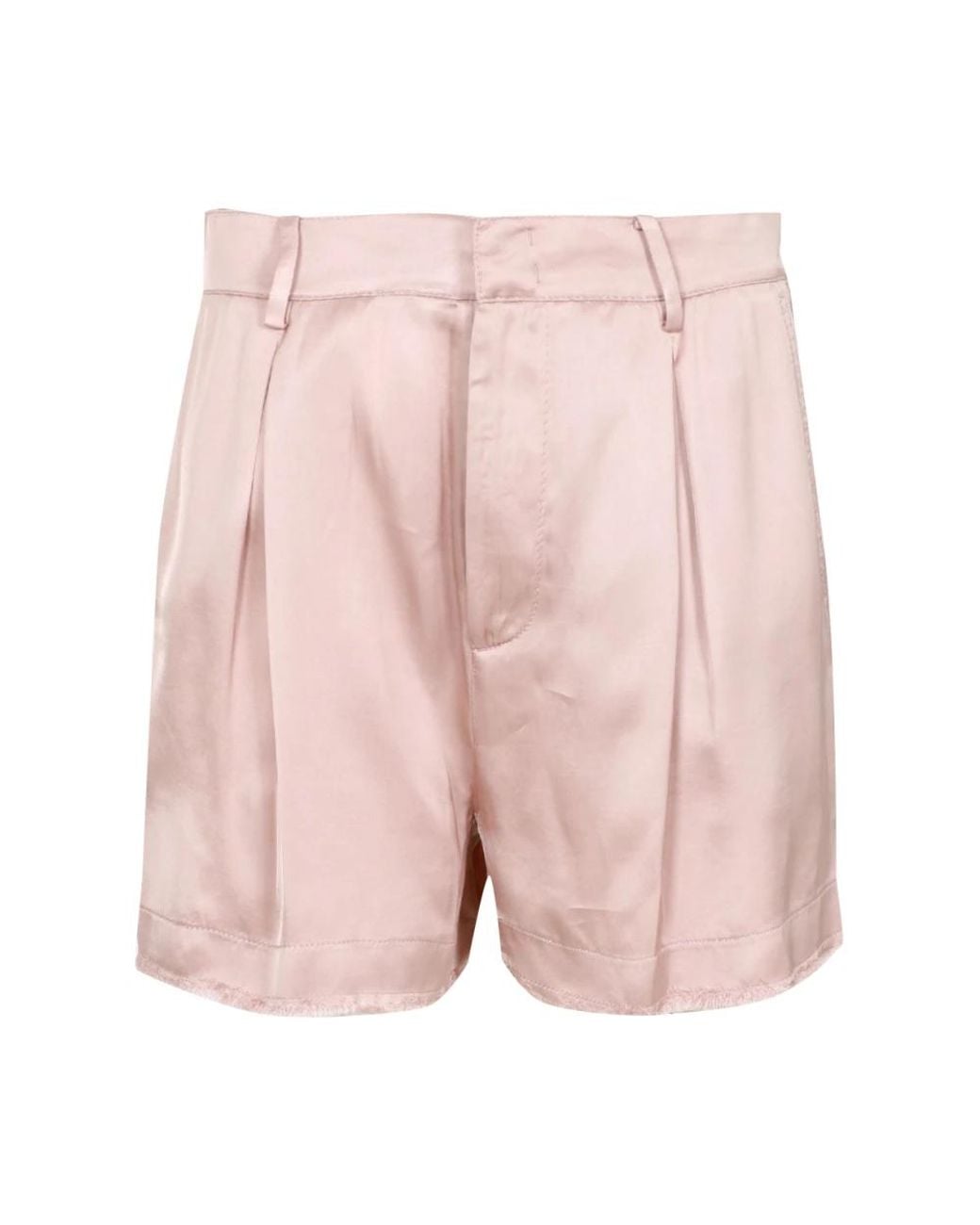 N°21 Korte Broeken ,Roze ,Leer Short Shorts in het Pink