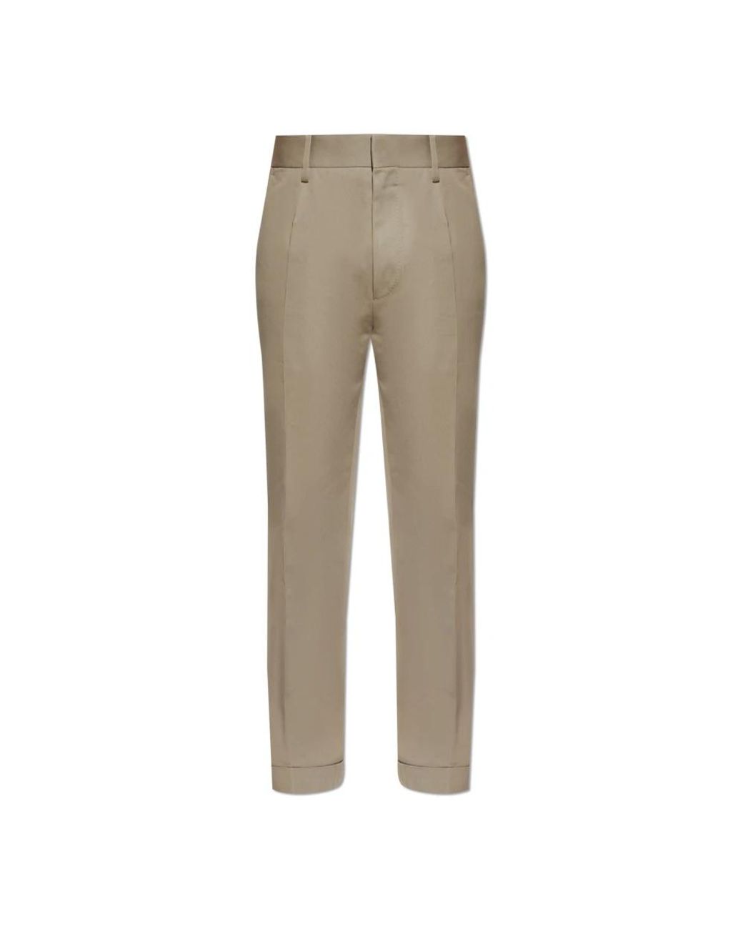 DSquared² Gray Straight Trousers for men
