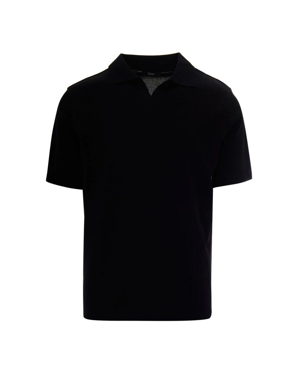 Herno Black Polo Shirts for men