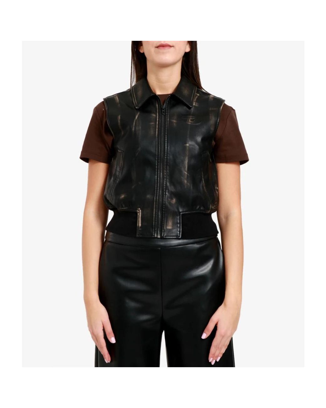 DIESEL Black Waistcoats